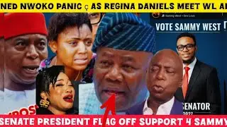 Påinful oh‼️Ned Nwoko in påñíç as Regina Daniels meet with Senate president flag off support 4 Sammy