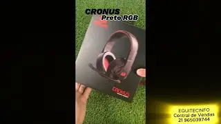 Estilo e conforto em todos os detalhes! - Cronus Redragon🎧🔥