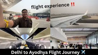 Delhi to Ayodhya Flight Journey ✈️ ll @bhaveshwadhwa7 