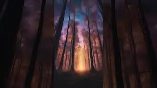 ✨ Enchanted Forest of Light | Floating Roots & Illuminated Trees 🌟