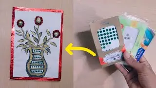 Best out of waste bindi craft wall decor craft ideas decoration/How to make wall decor craft ideas