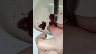 Removing cherry seed #shorts #cherryfruit #seed #asmr #satisfying #trending #lianseymixvlogs