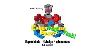 Reprolabels (G1 Cosmos - Rubsign Replacement) with Yoshi