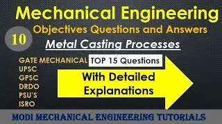 production engineering (CASTING PROCESS ) objective questions and Answers mcq |Mechanical objectives