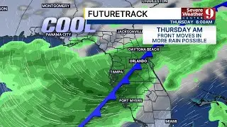 Florida weather update: widespread showers to come with cold blast