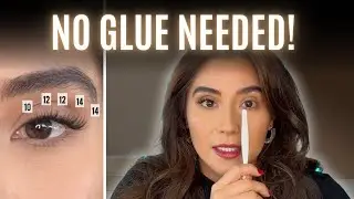 Self-Adhesive Lash Clusters - Easy, No-Glue Application!