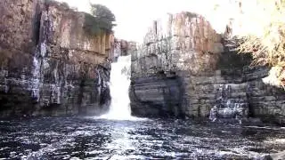 High Force Waterfall, Upper Teesdale, County Durham, England, UK, 3/2010