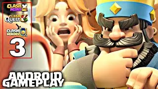 ТРИ НОВЫЕ ИГРЫ ОТ SUPERCELL! CLASH MINI,CLASH QUEST,CLASH HEROES ANDROID GAMEPLAY
