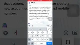 Snapchat AI Tool launch 🚀 Snapchat New Update 2023   🤩 Update AI Help Tool Big Update #snap #ai