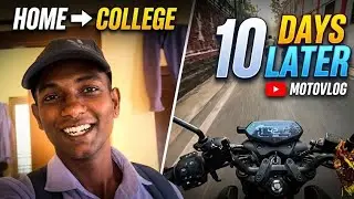 Back to Reality: Home to College Bike Ride 🏍️ #ncs 
