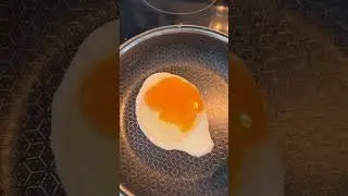 Green pan spectra first egg fry