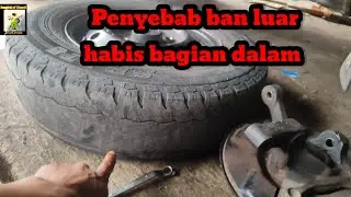 Penyebab ban luar habis sebelah @bengkela7channel 
