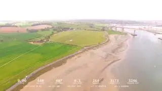 Suffolk Food Hall and Orwell Bridge with DJI Phantom 3 Professional