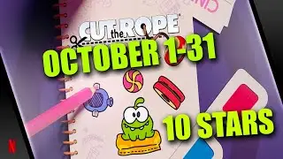 Cut the Rope Daily OCTOBER 1-31 Levels Walkthrough - Perfect (10 Stars)