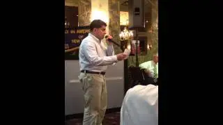Michael Graziano, an autistic young adult singing 