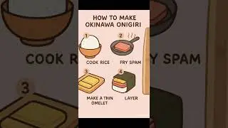 How to make Okinawa Onigiri #shorts #howto #OkinawaOnigiri #SpamOnigiri #JapaneseFood #OnigiriRecipe