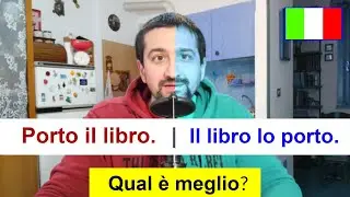 Ordine delle parole e DISLOCAZIONE A SINISTRA (Impara l'italiano con Luca!)