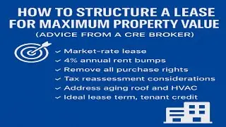 🎯 How to Structure a Lease for Maximum Property Value (Advice from a CRE Broker) 🏢