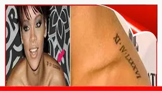 Rihanna Tattoos  Photos And Explanation !
