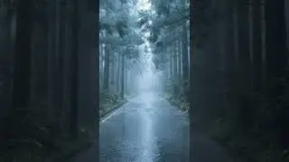 Rain Sounds For Sleeping 99% | Dark Path Rain Sounds for Deep Rest