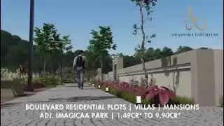 Walkthrough SVB Amansara Earthstar Khopoli 7-Star Villa Plots Adj to Imagica Park 📞9552524937