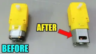 How to upgrade dc gear motor