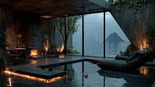 Cozy New Year 2026 Music 🎶 Fireplace Sounds  Peaceful Holiday Night Ambience