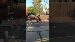 Negative Split for 2:55 Marathon #marathon #running #marathontraining