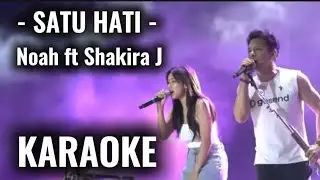 Karaoke -Satu hati - Noah Ft Shakira Jasmine keren banget arransementnya cocok buat nyanyi duet