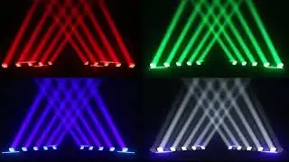 SP stage lighting Snake 1060 10X60W LED Zoom Wash Strobe Pixel Beam Bar Moving Head Light