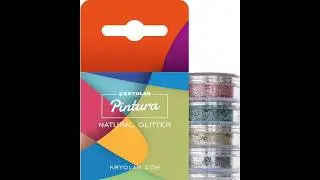 Kryolan Pintura Natural Glitter Face & Body Glitter Biodegradable Free from Plastic, Ideal for Party