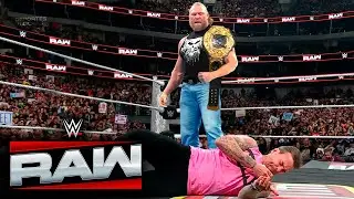 BROCK LESNAR ATACA a CM PUNK en RAW 24 DE NOVIEMBRE 2025 | WWE RAW 24/11/2025 EN VIVO