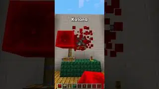 Minecraft Katana Build! #shorts