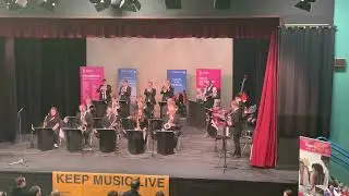 The Managers Big Band performing at the Great North Big Band Jazz Festival 2022