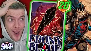 20 POWER Ebony Blade!!! - Hybrid Black Knight Deck - SERIES 5 - MARVEL SNAP