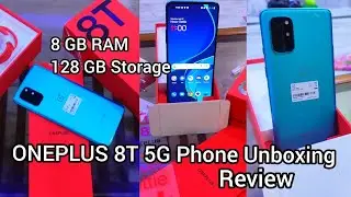 ONEPLUS 8T 5G Phone Unboxing Review| ONEPLUS 8T 5G (8GB RAM, 128GB) AMAZON Review| Bong Food Mood