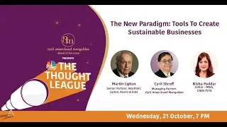 Thought League Episode 8 Promo - New Paradigm : Tools to Create Sustainable Businesses
