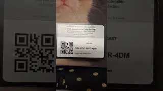 Pok&eacute;mon TCG redeem code.