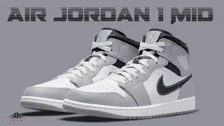 Nike Air Jordan 1 Mid with Contrast Stitching on the Nike Swoosh Exclusive Look & Price