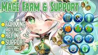 Mage Farm Support [INT - LUK] Build lvl 280 || Toram Online