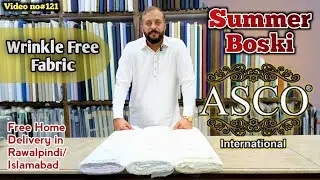 Summer Boski by Asco International | Wrinkle Free Fabric | Gents Branded Suiting