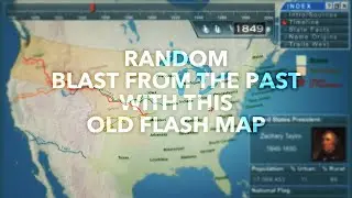 Random Blast from the Past with this Old Flash Map!