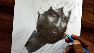 How To Draw Allu Arjun Sketch || Face shading Tutorial Step By Stop || Episode -3