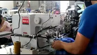 MAQUINA TRAVET&Atilde;O DUAS AGULHAS,ROBO DE PREGAR PASSANTE.