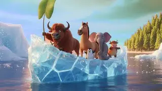Epic Iceberg Rescue ❄️🐃 | Super Buffalo Releases Farm Friends!