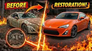 Complete Rebuild of Toyota Supra & FT-86 — Every Detail Restored
