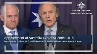 Media: Appointment of Australia's Chief Scientist | 2015 Keating Media | Press Conference