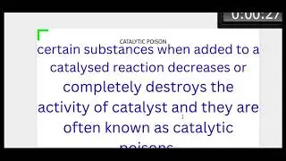 #12TH CHEMISTRY SURFACE CHEMISTRY CATALYSIS