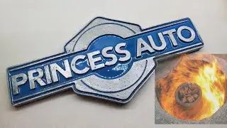 Lost Foam Casting Aluminum Princess Auto Sign
