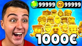 &iexcl;CUENTA de 1&euro; vs 1000&euro; en BRAWL STARS! 😱🚨